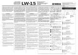 Yamaha lw-15 Manuale utente