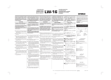Yamaha LW-16 Manuale del proprietario