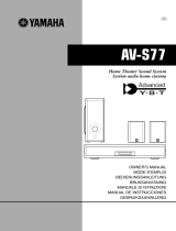 Yamaha AV-S77 Manuale del proprietario