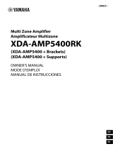 Yamaha XDA-AMP5400 Manuale del proprietario