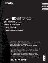 Yamaha PSR-S670 Manuale del proprietario