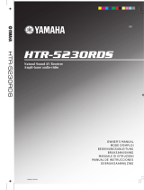 Yamaha HTR-5230RDS Manuale utente