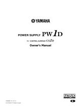 Yamaha PW1D Manuale utente