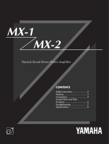 Yamaha MX-2 Manuale utente