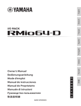 Yamaha RMio64 Manuale del proprietario