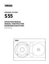 Yamaha S55 Manuale utente