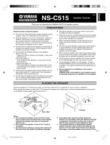 Yamaha NS-C515 Manuale del proprietario