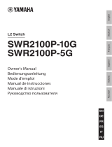Yamaha SWR2100P Manuale del proprietario