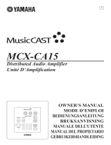 Yamaha MCX-CA15 Manuale del proprietario