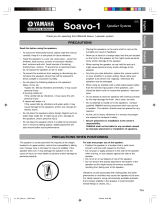 Yamaha Soavo-1 Manuale utente