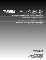 Yamaha TX-670RDS Manuale utente