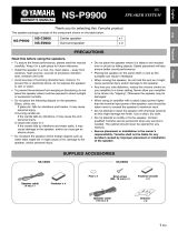 Yamaha NS-P9900 Manuale del proprietario