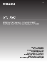 Yamaha NX-B02 Manuale del proprietario