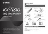 Yamaha RX-A810 Manuale del proprietario