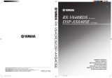 Yamaha DSP-AX640SE Manuale del proprietario