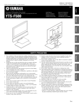 Yamaha YTS-F500 Manuale utente