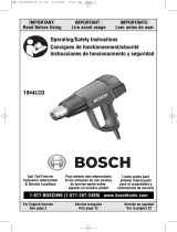 Bosch Heat Gun 1944LCD Manuale utente