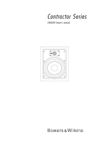 Bowers & Wilkins Contractor CWM200 Manuale utente