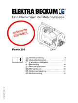Elektra Beckum Air Compressor Power 260 Manuale utente