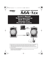 Roland Portable Speaker MA-1EX Manuale utente