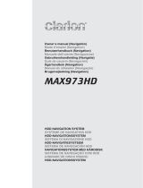 Clarion GPS Receiver MAX973HD Manuale utente
