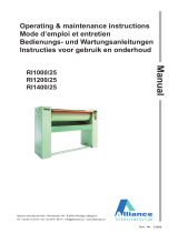 Alliance Laundry Systems RI1200/25 Manuale utente