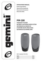 Gemini Portable Speaker PM-100 Manuale utente