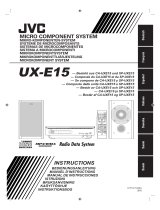 JVC UX-E15 Manuale utente