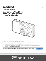 Casio Camcorder Accessories EX-Z90 Manuale utente