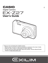 Casio Camcorder EX-Z27 Manuale utente