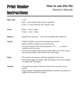 Briggs & Stratton Printer Manuale utente