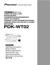 Pioneer TV Mount PDK-WT02 Manuale utente