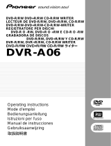 Pioneer DVR-A06 Manuale utente