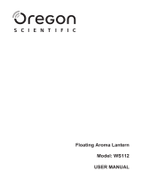 Oregon Scientific WS112 Manuale utente