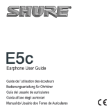 Shure Headphones E5C Manuale utente