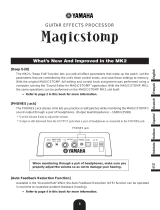 Yamaha MagicStomp MK2 Manuale utente