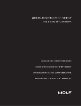 Wolf Multi-Function Cooktop Manuale utente