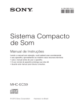 Sony MHC-EC59 Manuale del proprietario