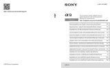Sony ILCE-9 Manuale utente