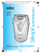 Braun 3590, 3570 Silk-épil SoftPerfection Body Epilation Manuale utente