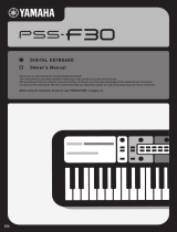 Yamaha PSS-F30 Manuale del proprietario