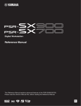 Yamaha PSR-SX700 Digital Workstation Manuale utente