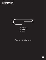 Yamaha CP73 Manuale del proprietario