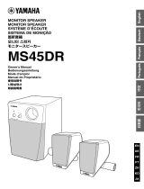 Yamaha MS45DR Manuale del proprietario