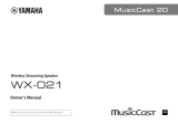 Yamaha Audio WX-021-BL Manuale utente