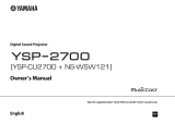 Yamaha YSP-2700 Manuale del proprietario