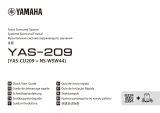 Yamaha YAS-209 Black Manuale utente