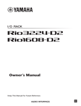 Yamaha Rio1608 Manuale del proprietario