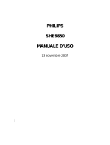Philips SHE9850/00 Manuale utente