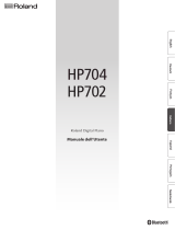 Roland HP704 Manuale del proprietario